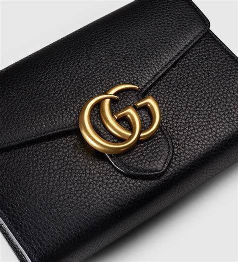 Gucci gg marmont wallet on chain